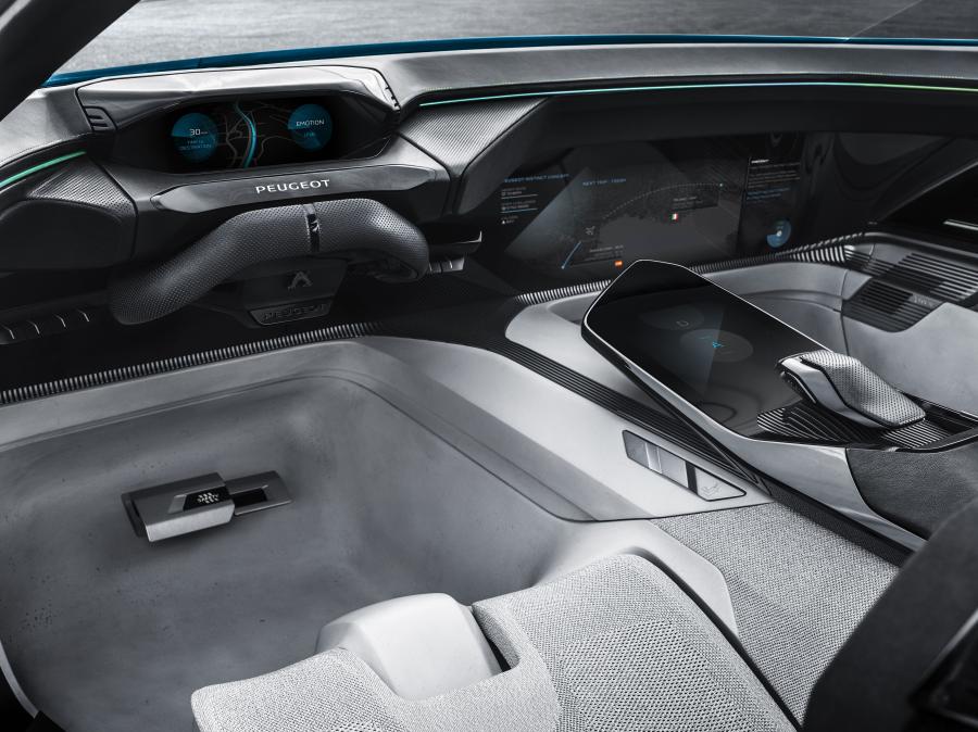 Интерьер Peugeot Instinct Concept 2017 года  (фото 51 из 98)